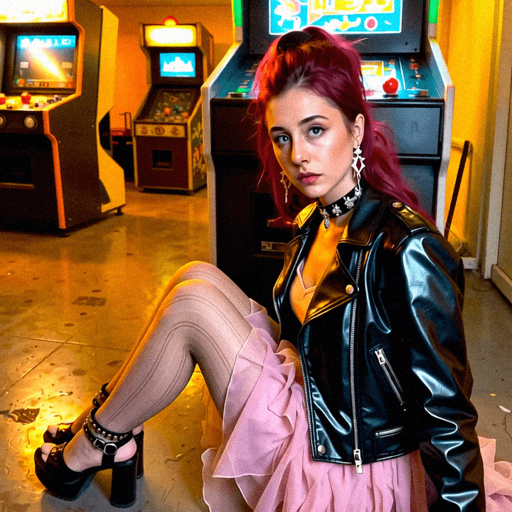 Emma-Jane MacKinnon-Lee in a Spain game room, warm interior.